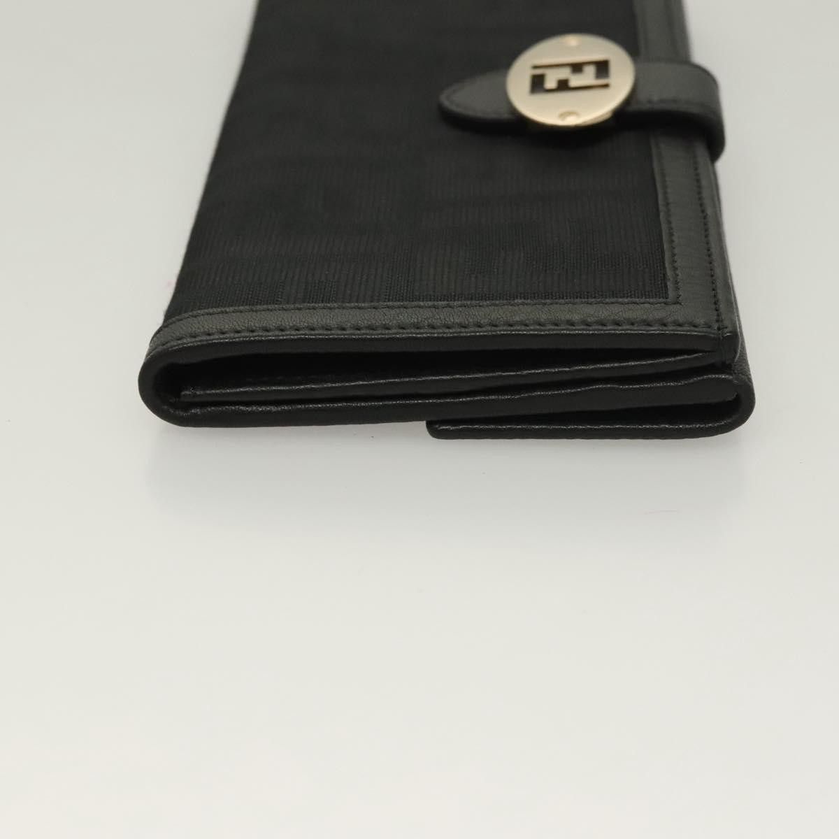 Fendi Fendi Vintage FF Flap Wallet Zucca canvas Size ONE SIZE - 3 Thumbnail