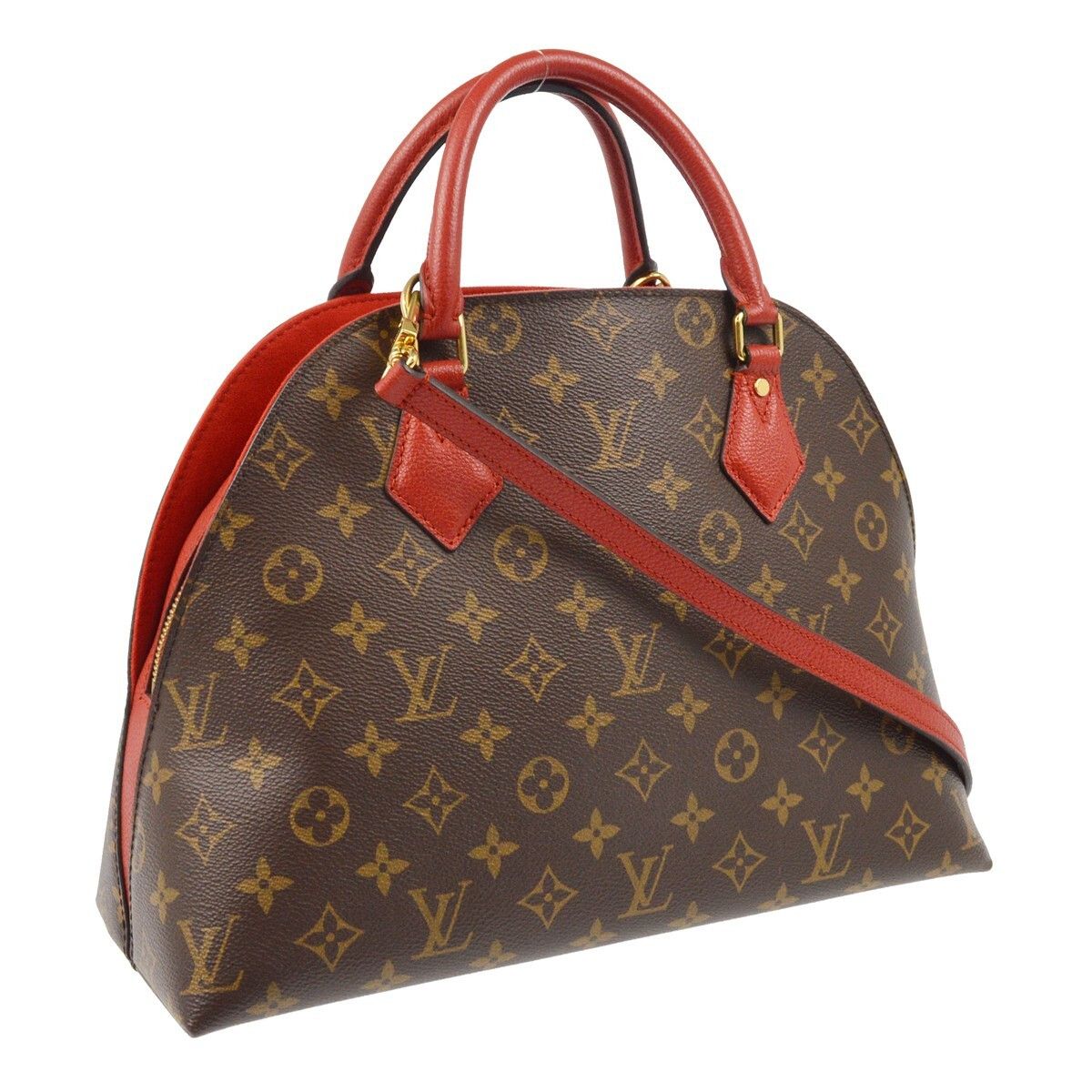 Louis Vuitton Louis Vuitton Alma BNB Handbag Monogram Canvas with Leather Size ONE SIZE - 2 Thumbnail