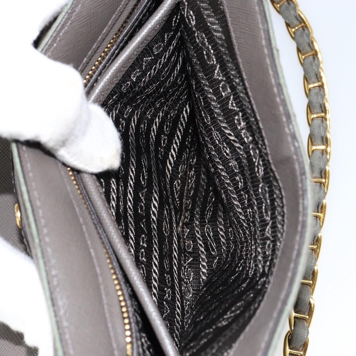 Prada Prada Pushlock Chain Flap Bag Quilted Tessuto Size ONE SIZE - 21 Thumbnail
