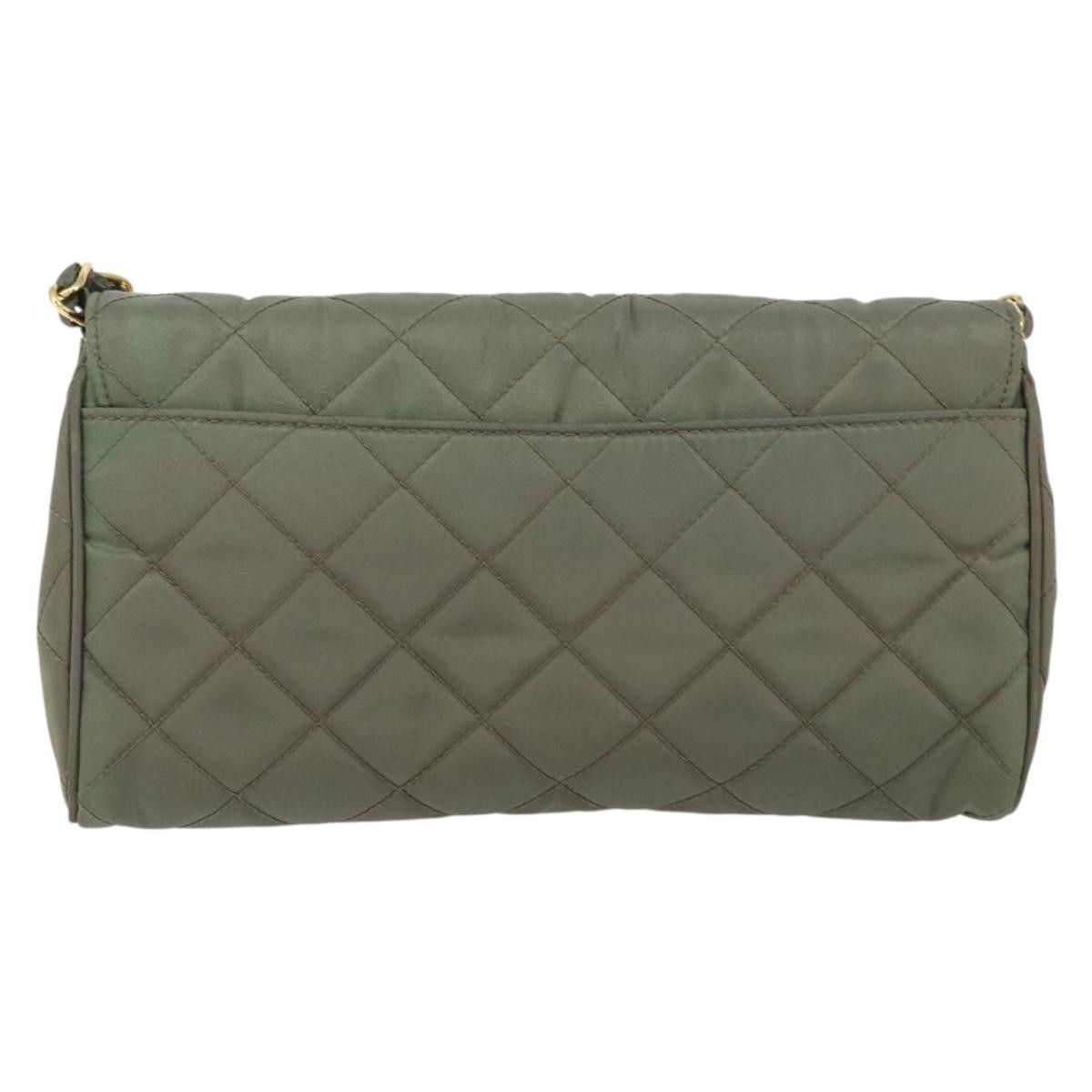Prada Prada Pushlock Chain Flap Bag Quilted Tessuto Size ONE SIZE - 2 Thumbnail
