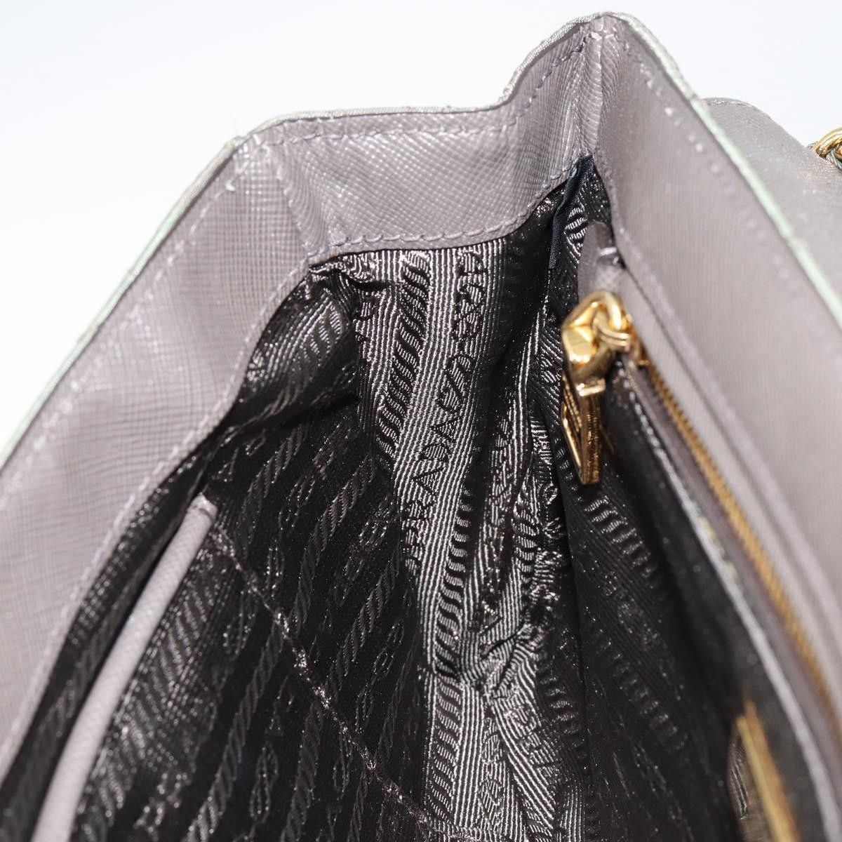 Prada Prada Pushlock Chain Flap Bag Quilted Tessuto Size ONE SIZE - 19 Thumbnail
