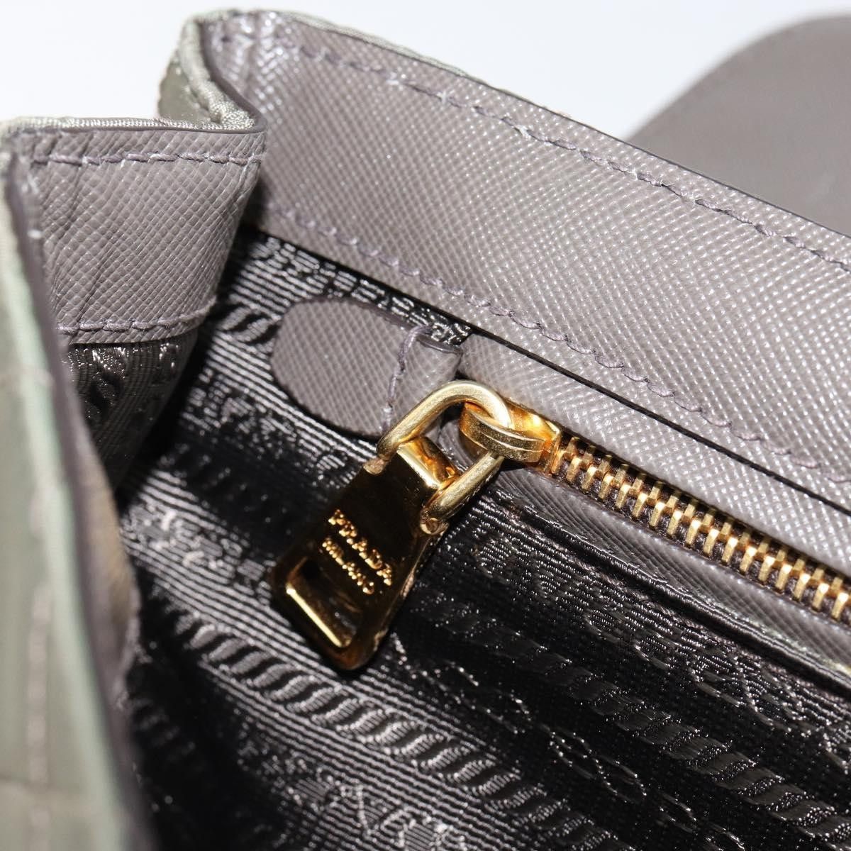Prada Prada Pushlock Chain Flap Bag Quilted Tessuto Size ONE SIZE - 14 Thumbnail
