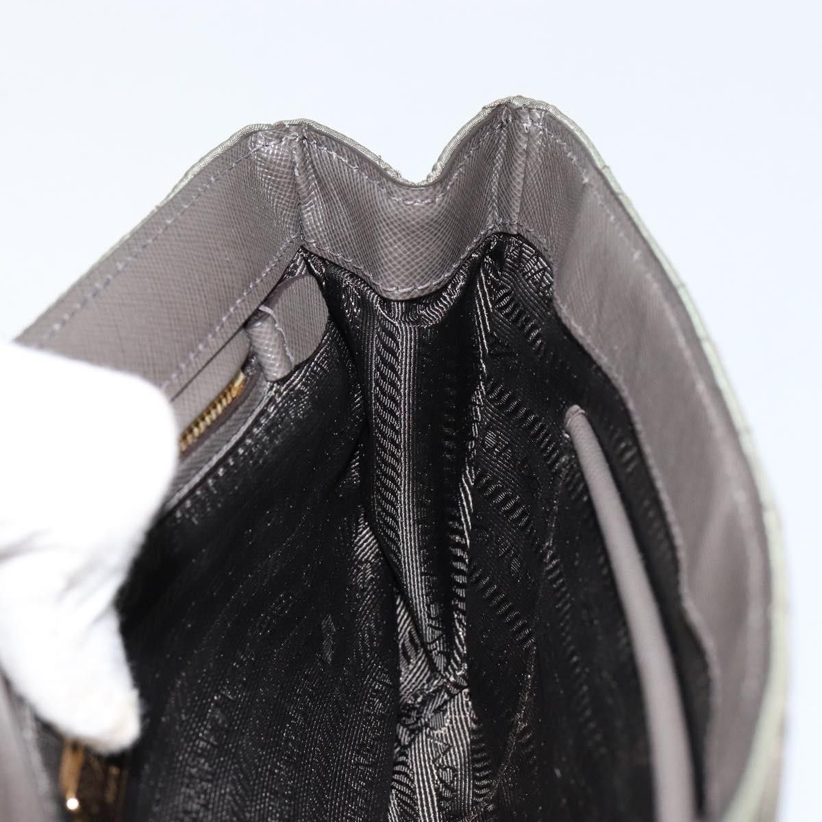 Prada Prada Pushlock Chain Flap Bag Quilted Tessuto Size ONE SIZE - 18 Thumbnail