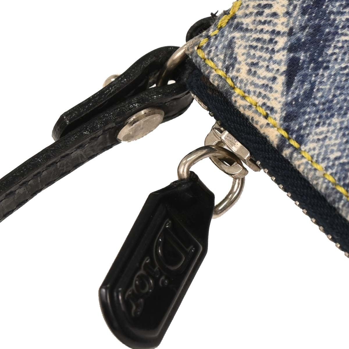 Dior Christian Dior Vintage Saddle Bag Printed Denim Size ONE SIZE - 3 Thumbnail