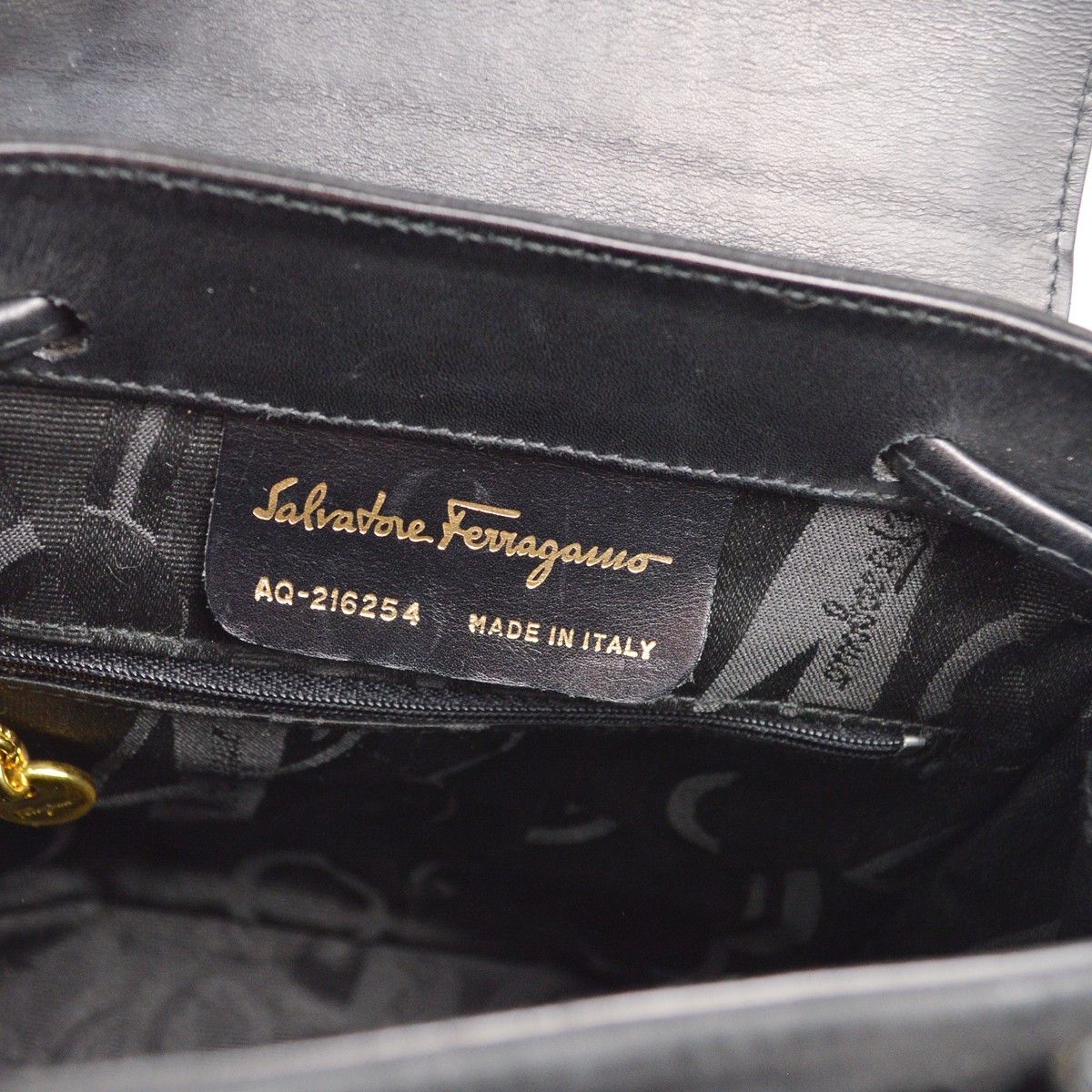 Salvatore Ferragamo Salvatore Ferragamo Vara Flap Drawstring Backpack Leather and Suede Size ONE SIZE - 4 Thumbnail