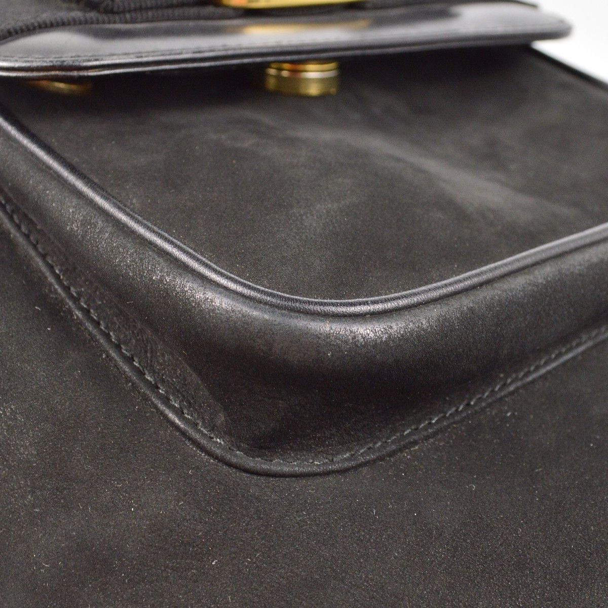 Salvatore Ferragamo Salvatore Ferragamo Vara Flap Drawstring Backpack Leather and Suede Size ONE SIZE - 5 Thumbnail