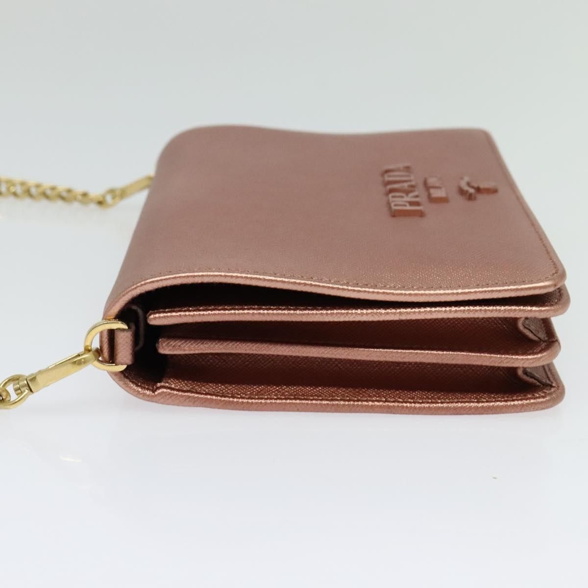 Prada Prada Monochrome Chain Flap Saffiano Leather Size ONE SIZE - 3 Thumbnail