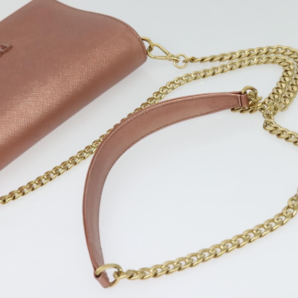 Prada Prada Monochrome Chain Flap Saffiano Leather Size ONE SIZE - 7 Thumbnail