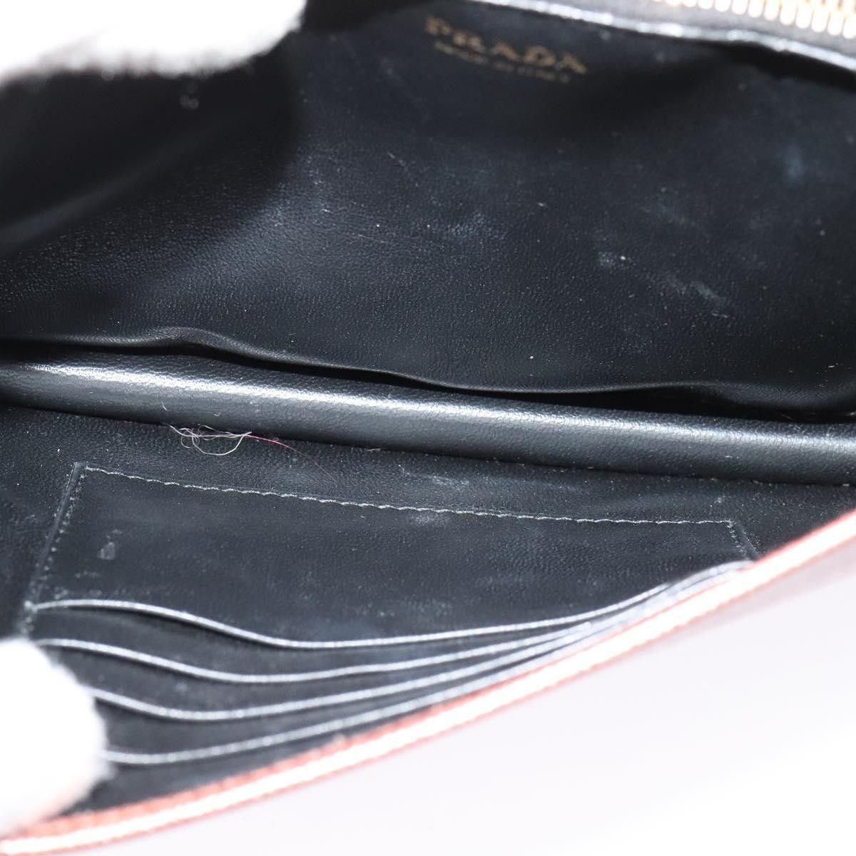 Prada Prada Monochrome Chain Flap Saffiano Leather Size ONE SIZE - 5 Thumbnail