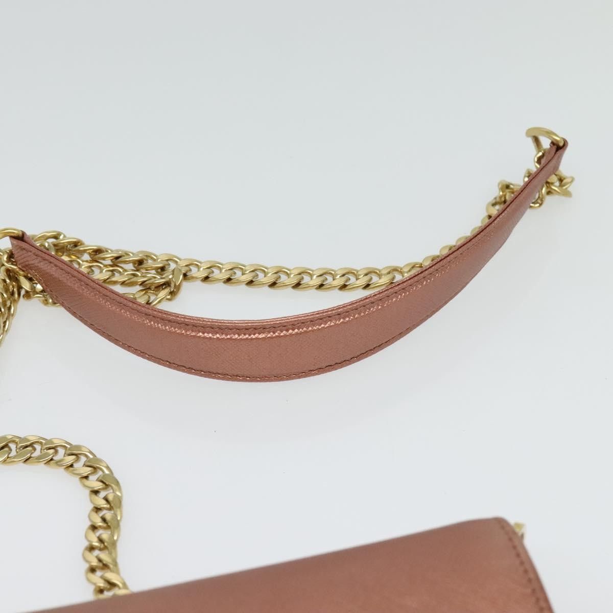 Prada Prada Monochrome Chain Flap Saffiano Leather Size ONE SIZE - 18 Thumbnail