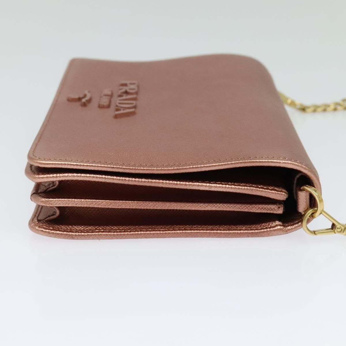 Prada Prada Monochrome Chain Flap Saffiano Leather Size ONE SIZE - 4 Thumbnail