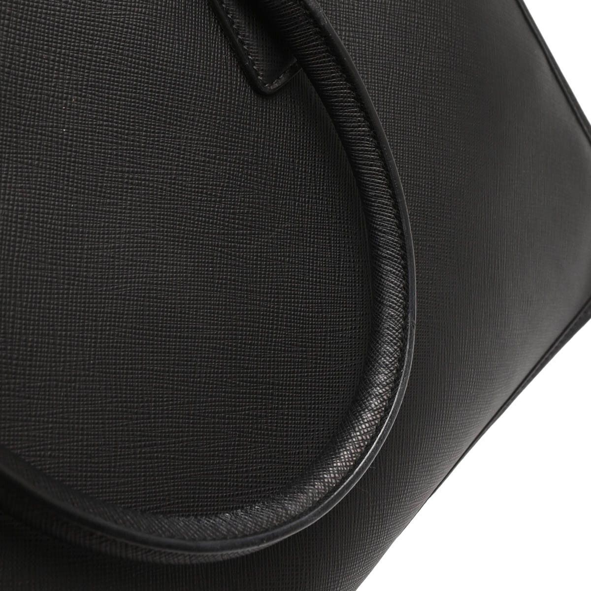Prada Prada Lux Double Zip Frame Tote Saffiano Leather Size ONE SIZE - 7 Thumbnail