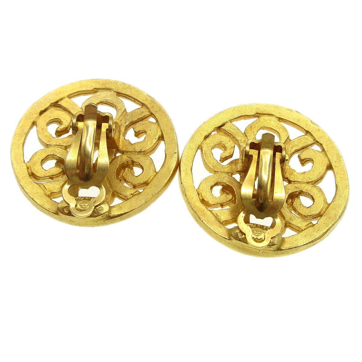 Chanel Chanel CC Round Earrings Metal Size ONE SIZE - 2 Thumbnail
