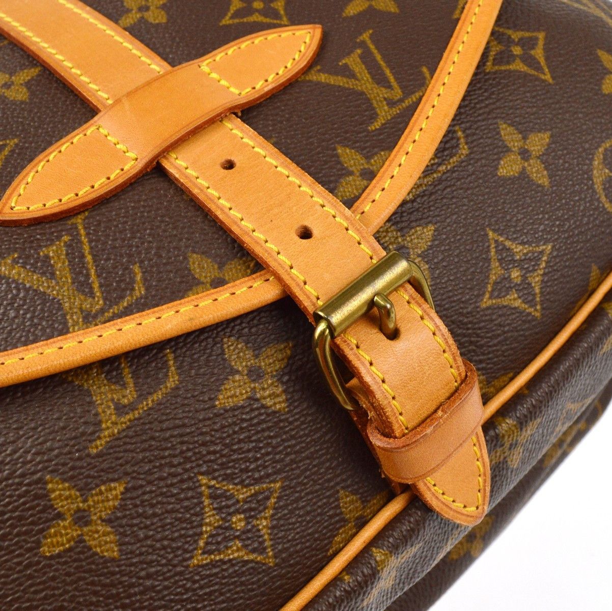 Louis Vuitton Louis Vuitton Saumur Handbag Monogram Canvas Size ONE SIZE - 8 Thumbnail