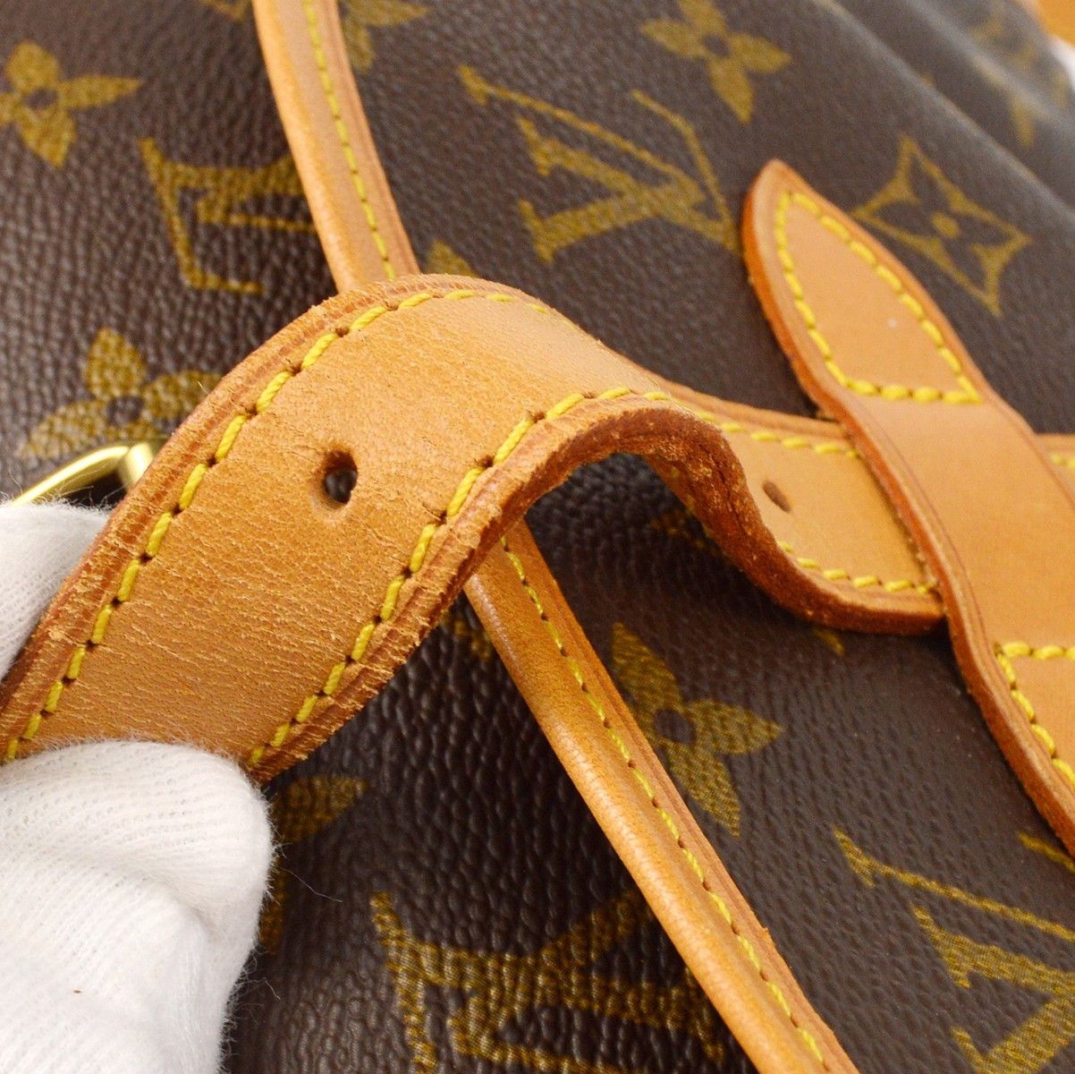 Louis Vuitton Louis Vuitton Saumur Handbag Monogram Canvas Size ONE SIZE - 10 Thumbnail