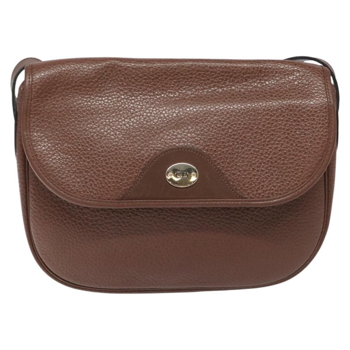 Dior Christian Dior Vintage Shoulder Bag Leather Size ONE SIZE - 18 Thumbnail