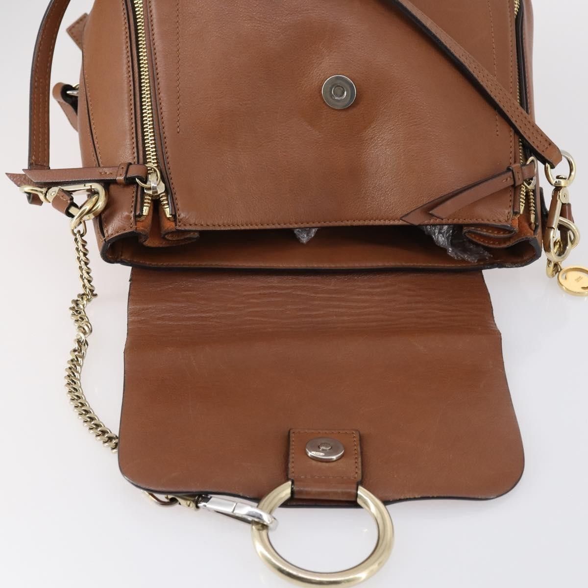 Chloe Chloe Faye Backpack Leather and Suede Size ONE SIZE - 21 Thumbnail