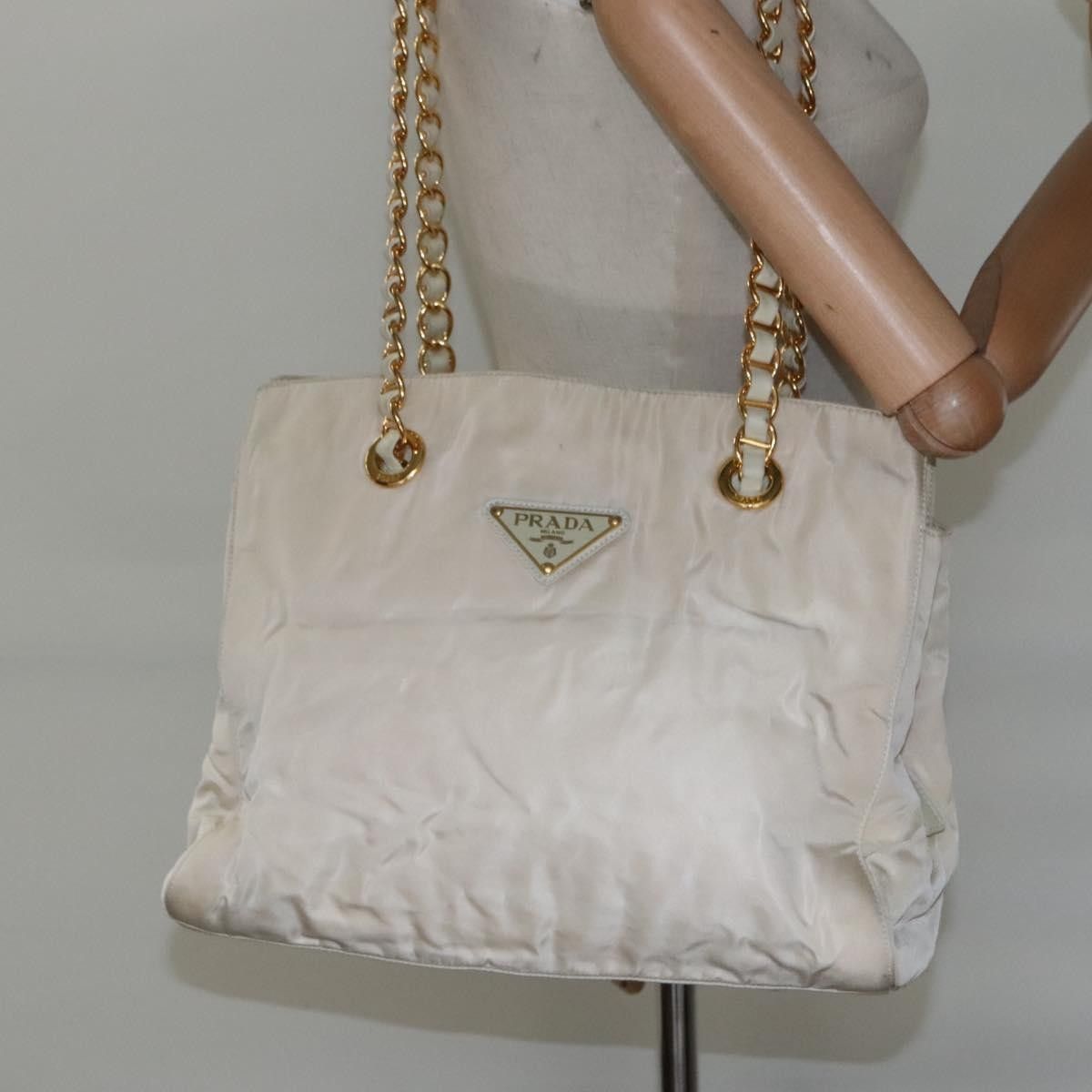 Prada Prada Chain Shoulder Bag Tessuto Size ONE SIZE - 14 Thumbnail