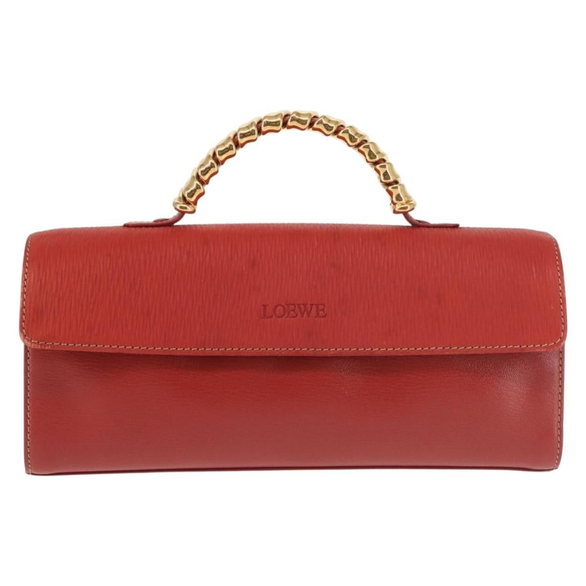 Loewe Loewe Vintage Velazquez Top Handle Bag Leather Size ONE SIZE - 19 Thumbnail