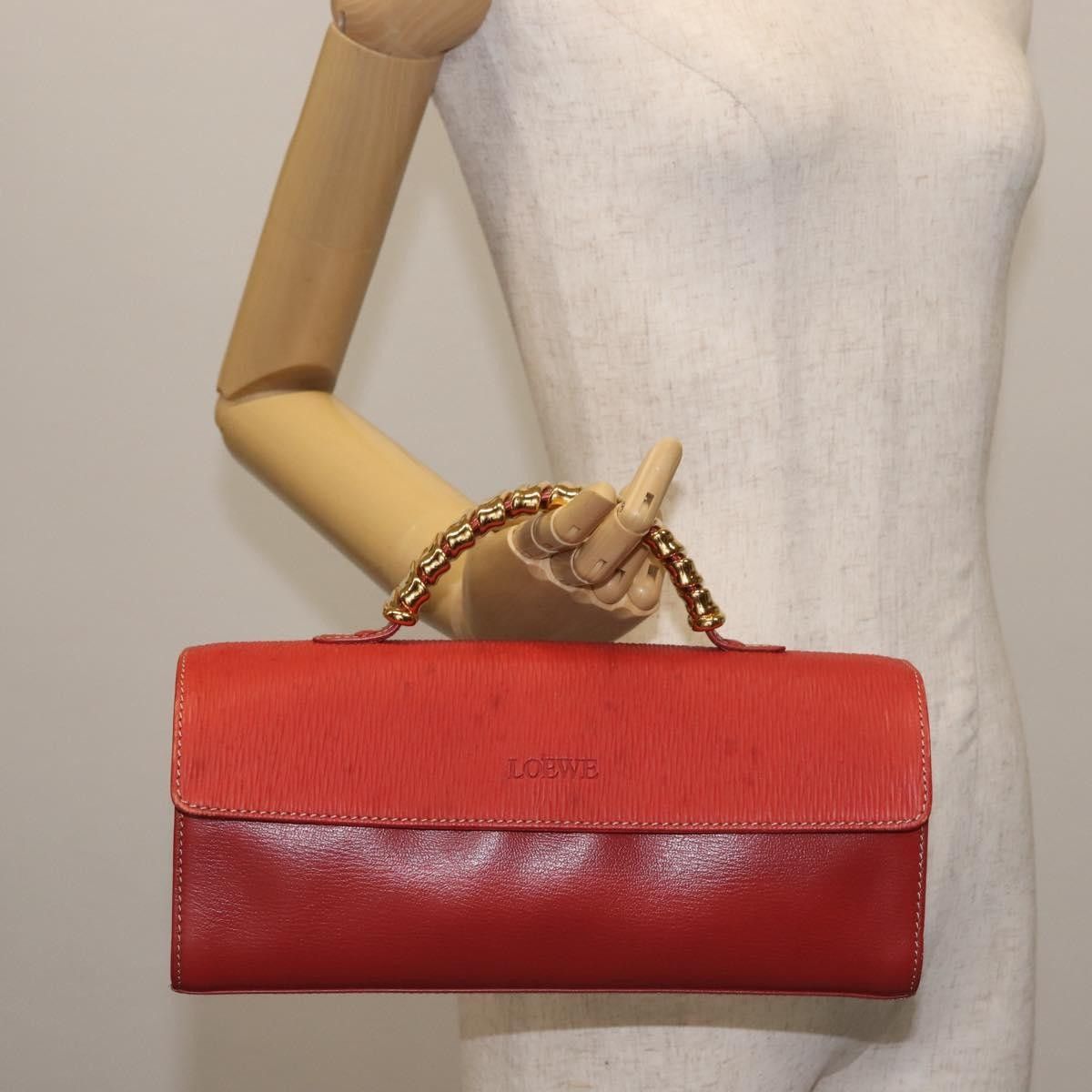 Loewe Loewe Vintage Velazquez Top Handle Bag Leather Size ONE SIZE - 13 Thumbnail