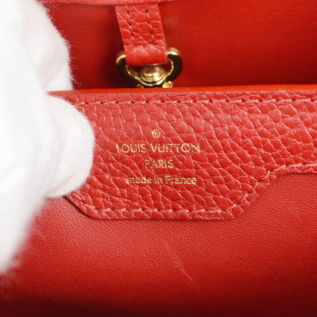 Louis Vuitton Louis Vuitton Capucines Bag Leather Size ONE SIZE - 4 Thumbnail
