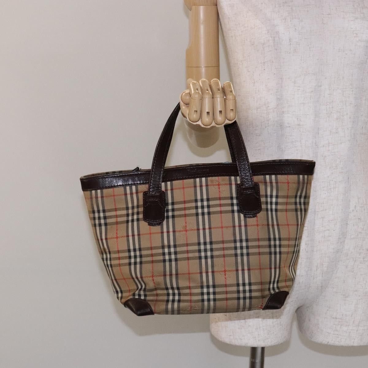 Burberry Burberry Nova Check Handbag Nova Check Canvas and leather Size ONE SIZE - 12 Thumbnail