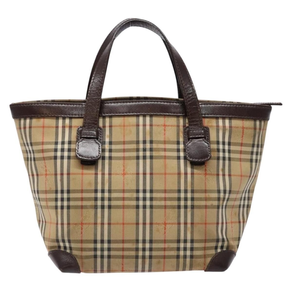 Burberry Burberry Nova Check Handbag Nova Check Canvas and leather Size ONE SIZE - 2 Thumbnail