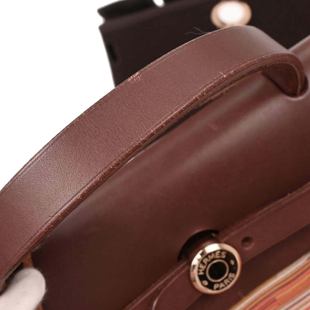 Hermes Hermes Herbag Vibrato and Leather Size ONE SIZE - 6 Thumbnail