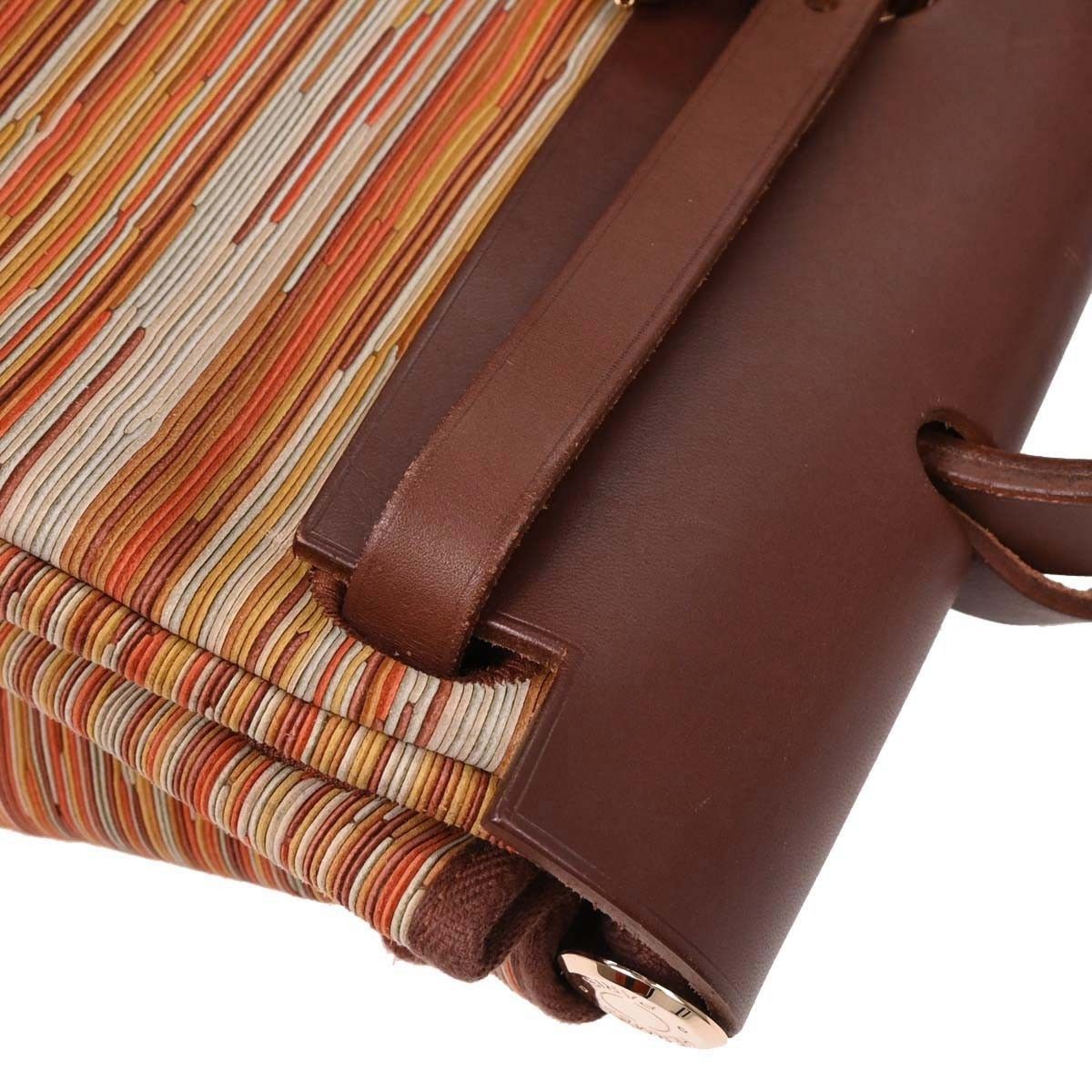 Hermes Hermes Herbag Vibrato and Leather Size ONE SIZE - 8 Thumbnail