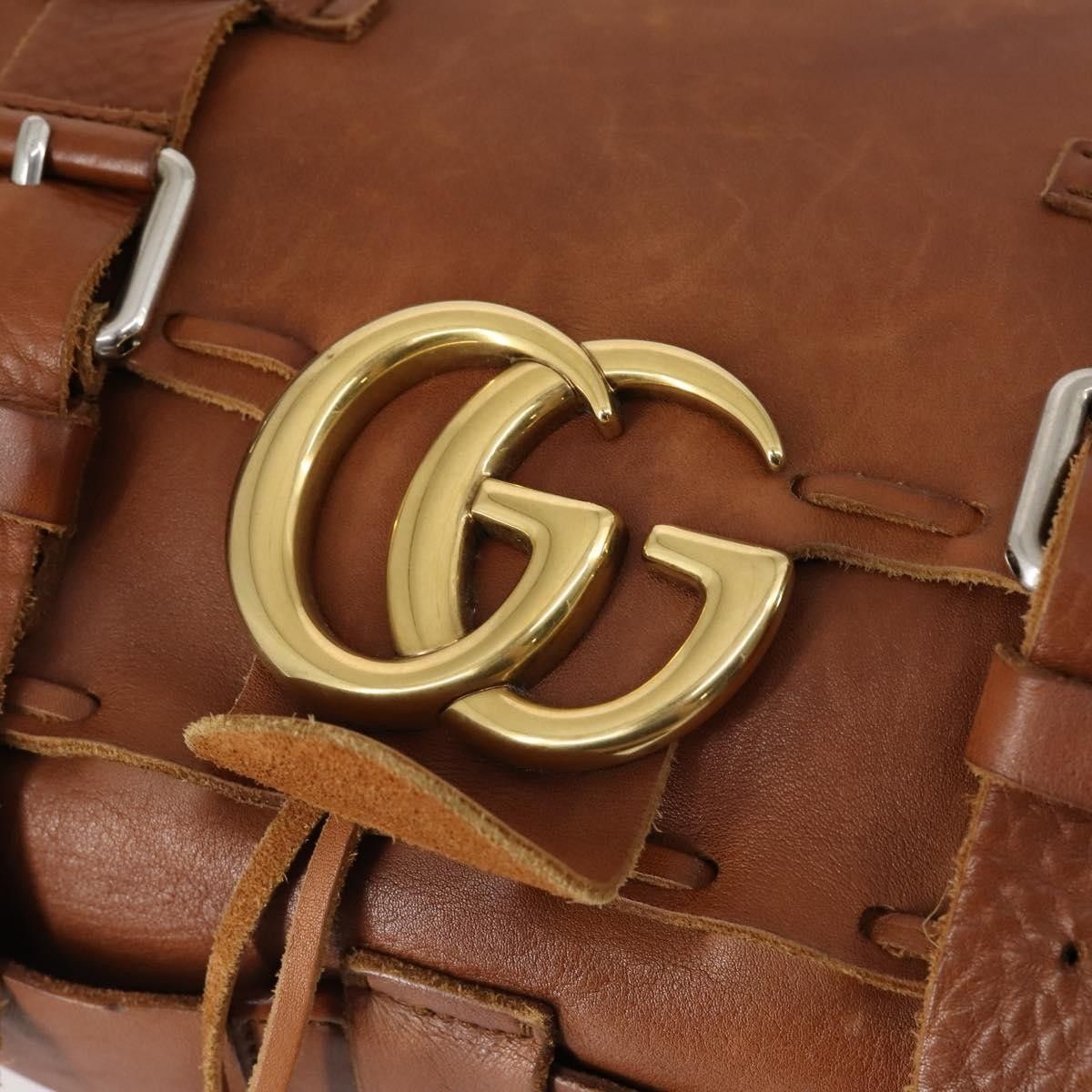 Gucci Gucci GG Marmont Laced Messenger Leather Size ONE SIZE - 13 Thumbnail