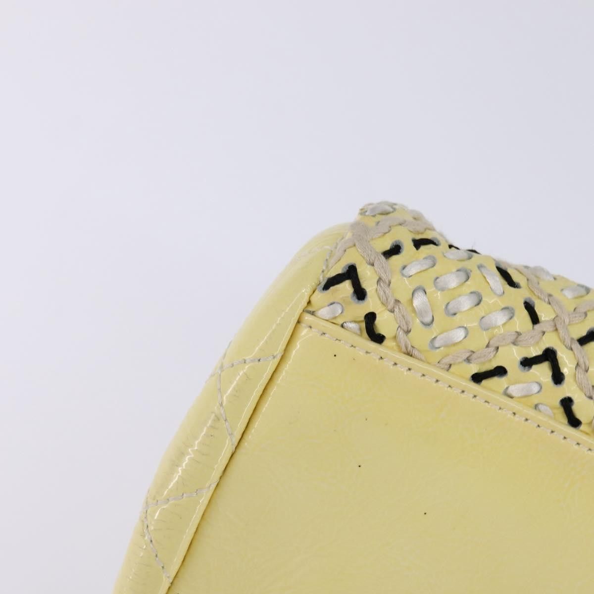 Chanel Chanel Just Mademoiselle Bag Woven Stitch Patent Size ONE SIZE - 9 Thumbnail