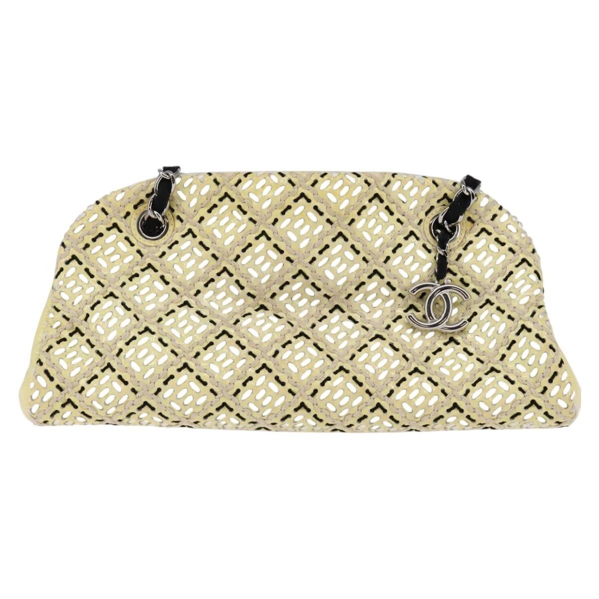Chanel Chanel Just Mademoiselle Bag Woven Stitch Patent Size ONE SIZE - 19 Thumbnail