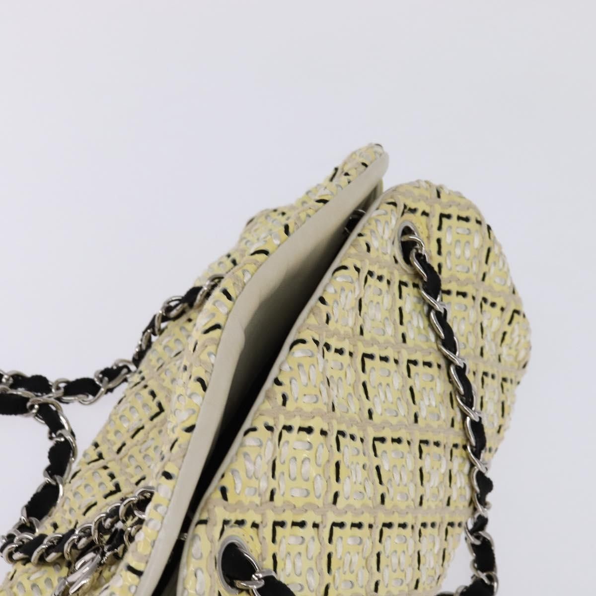 Chanel Chanel Just Mademoiselle Bag Woven Stitch Patent Size ONE SIZE - 18 Thumbnail