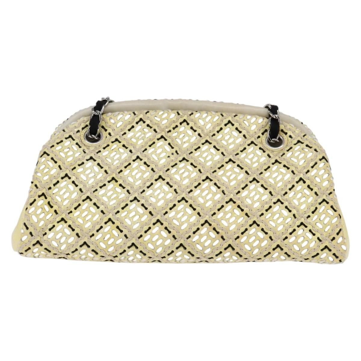 Chanel Chanel Just Mademoiselle Bag Woven Stitch Patent Size ONE SIZE - 2 Thumbnail