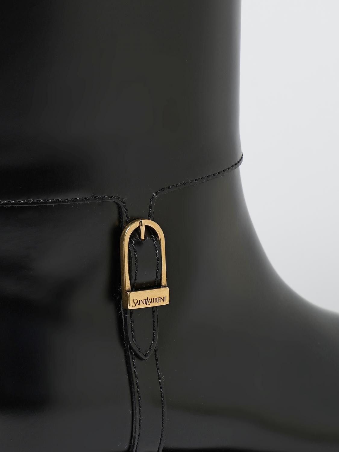 Saint Laurent Paris Saint Laurent Boots Woman Black Size US 5 / IT 35 - 4 Thumbnail