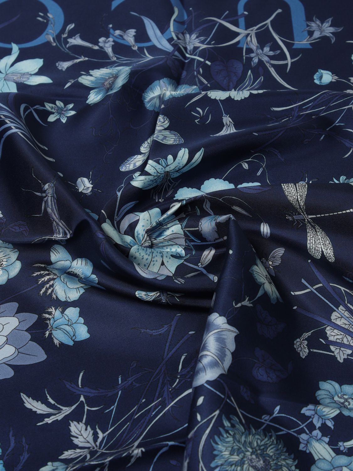 Gucci Gucci Neck Scarf Woman Blue Size ONE SIZE - 3 Thumbnail
