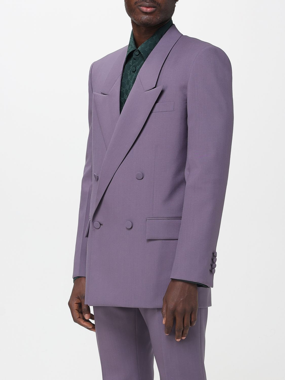 Gucci Gucci Jacket Men Violet Size US XXL / EU 58 / 5 - 4 Thumbnail