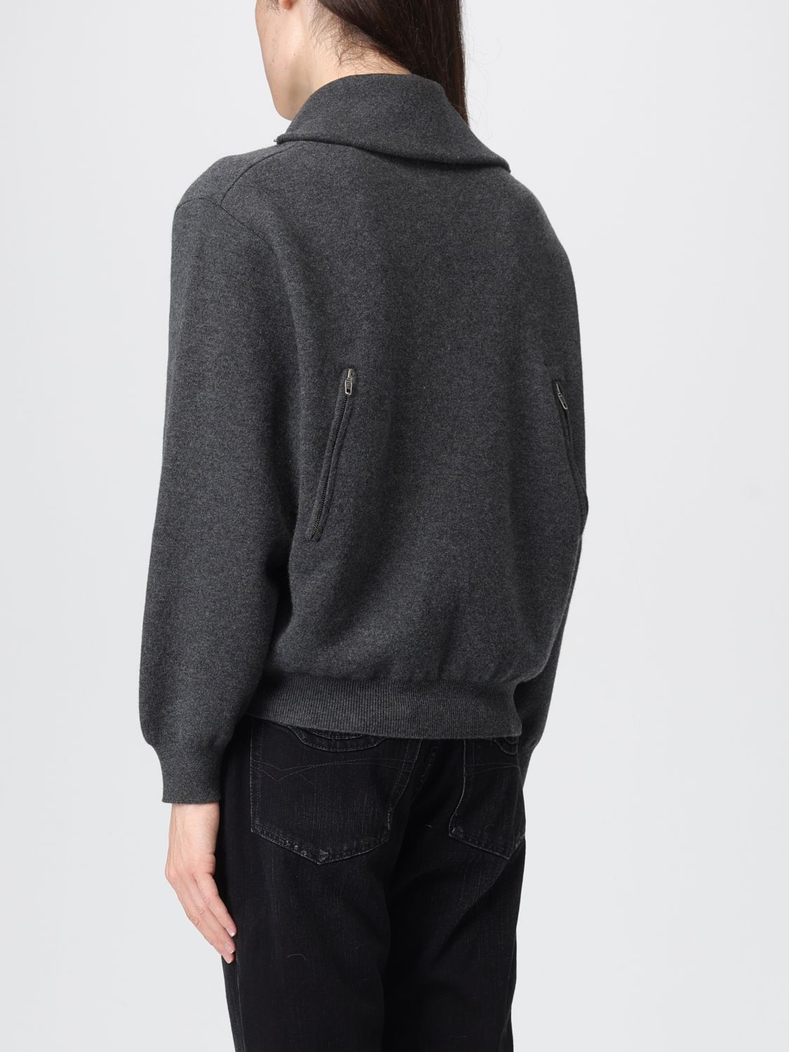 Balenciaga Balenciaga Sweater Woman Grey Size S / US 4 / IT 40 - 3 Thumbnail