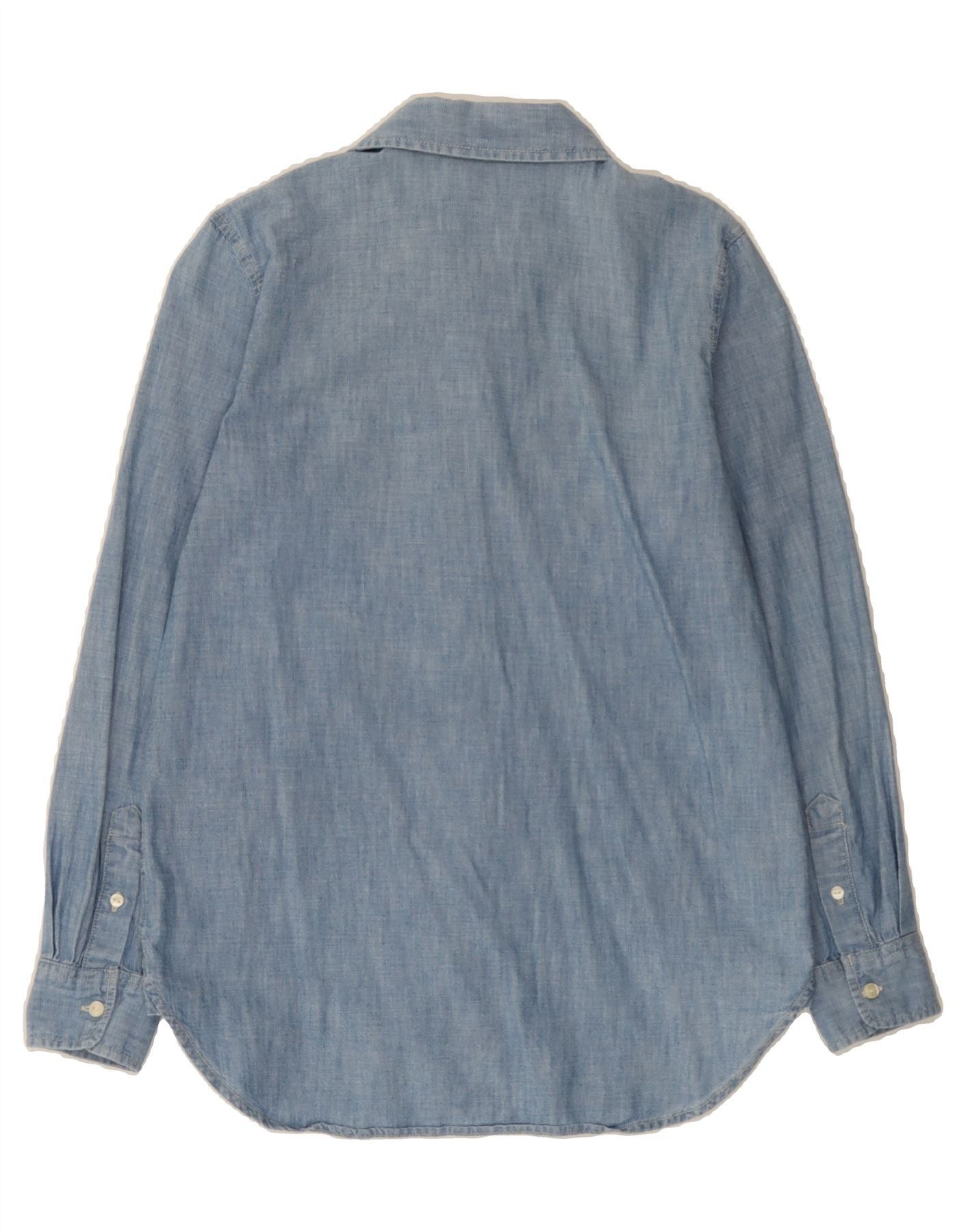 Polo Ralph Lauren Boys Tuxedo Shirt 13-14 Years Blue Cotton Size L / US 10 / IT 46 - 2 Thumbnail