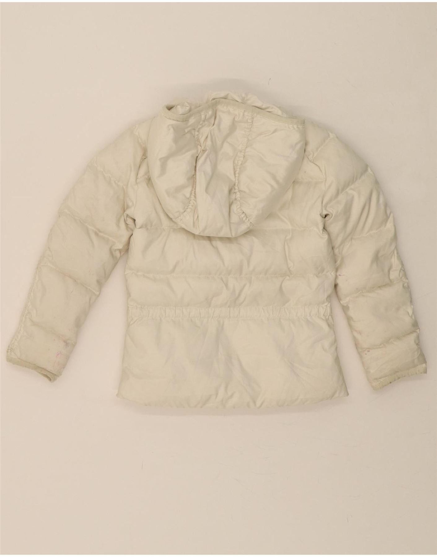 Ralph Lauren Girls Hooded Padded Jacket 4-5 Years White Polyester Size XS / US 0-2 / IT 36-38 - 2 Thumbnail