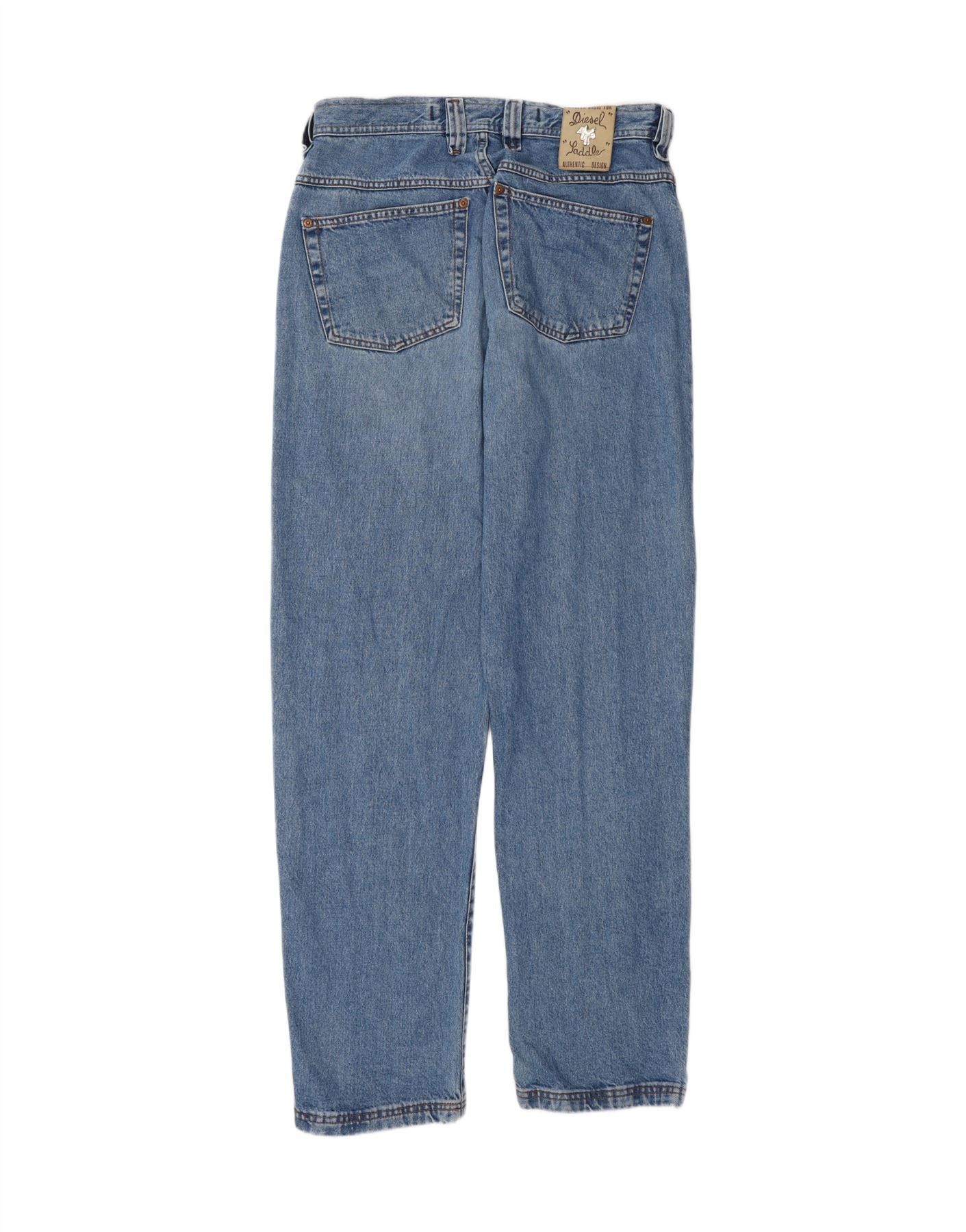 Diesel Mens Straight Jeans W33 L34 Blue Classic Size US 33 - 3 Thumbnail