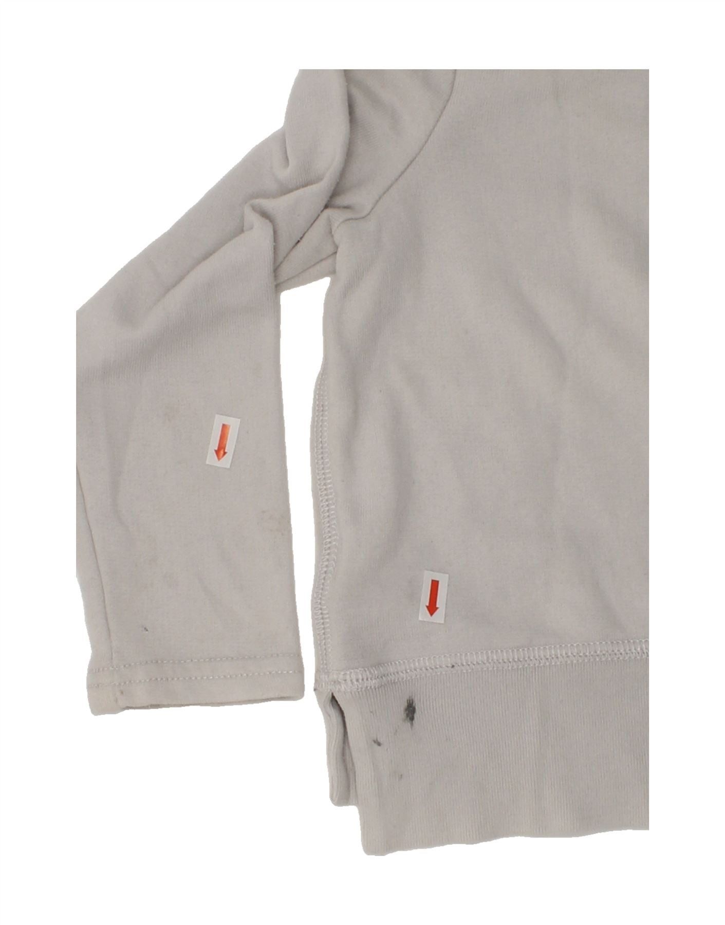 Polo Ralph Lauren Girls Sweatshirt Jumper 4-5 Years Off White Cotton Size XS / US 0-2 / IT 36-38 - 3 Thumbnail