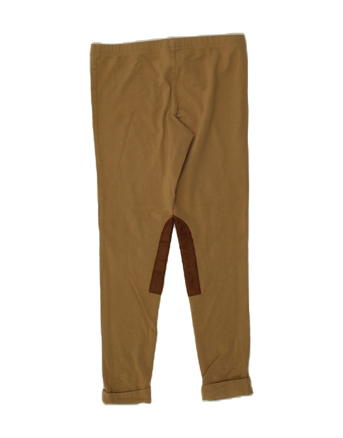 Ralph Lauren Girls Leggings 12-13 Years Large Brown Cotton Size 30" / US 8 / IT 44 - 2 Thumbnail