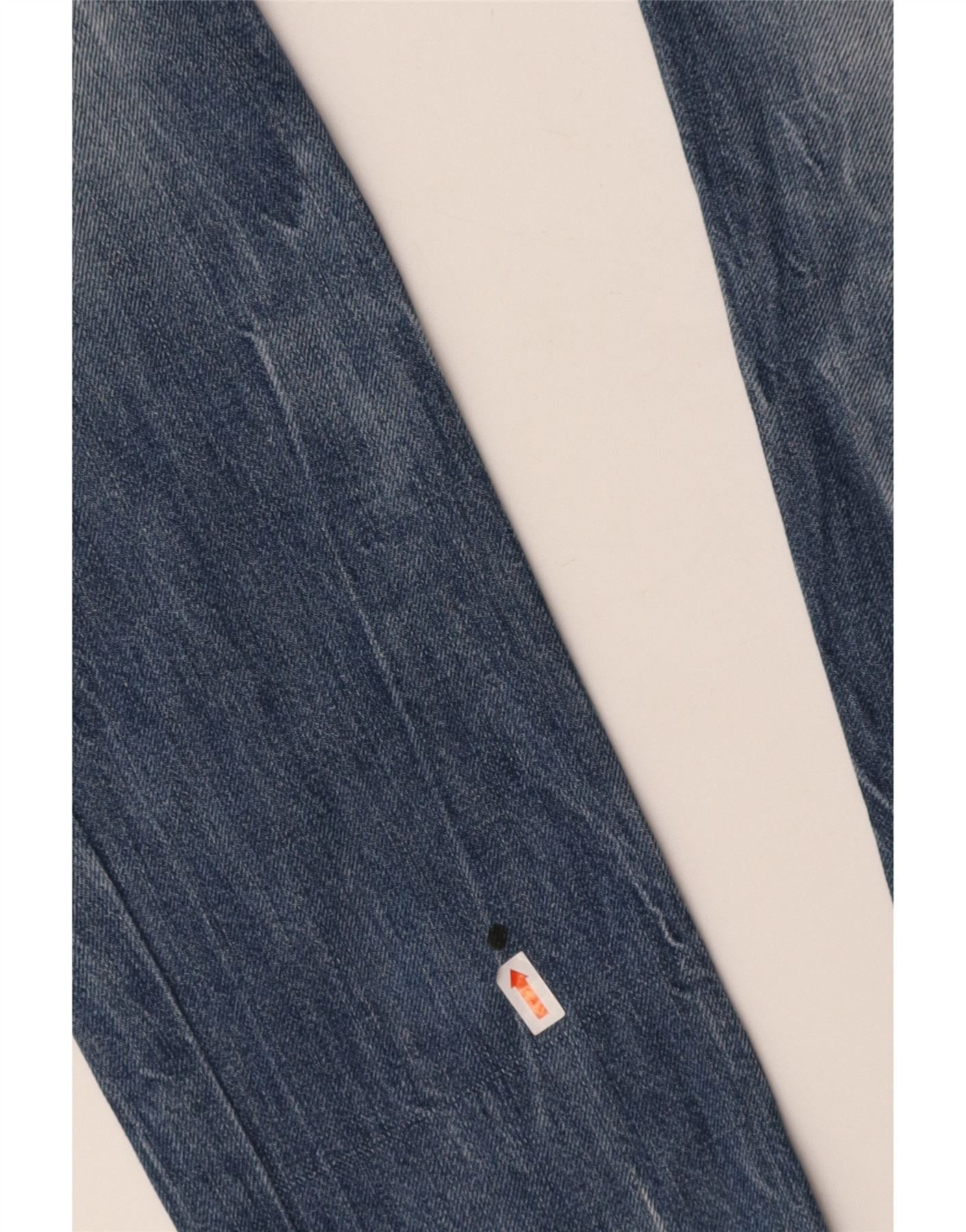 Diesel Womens Krooley Distressed Slim Jeans W29 L34 Blue Cotton Size 42" / US 20 - 3 Thumbnail