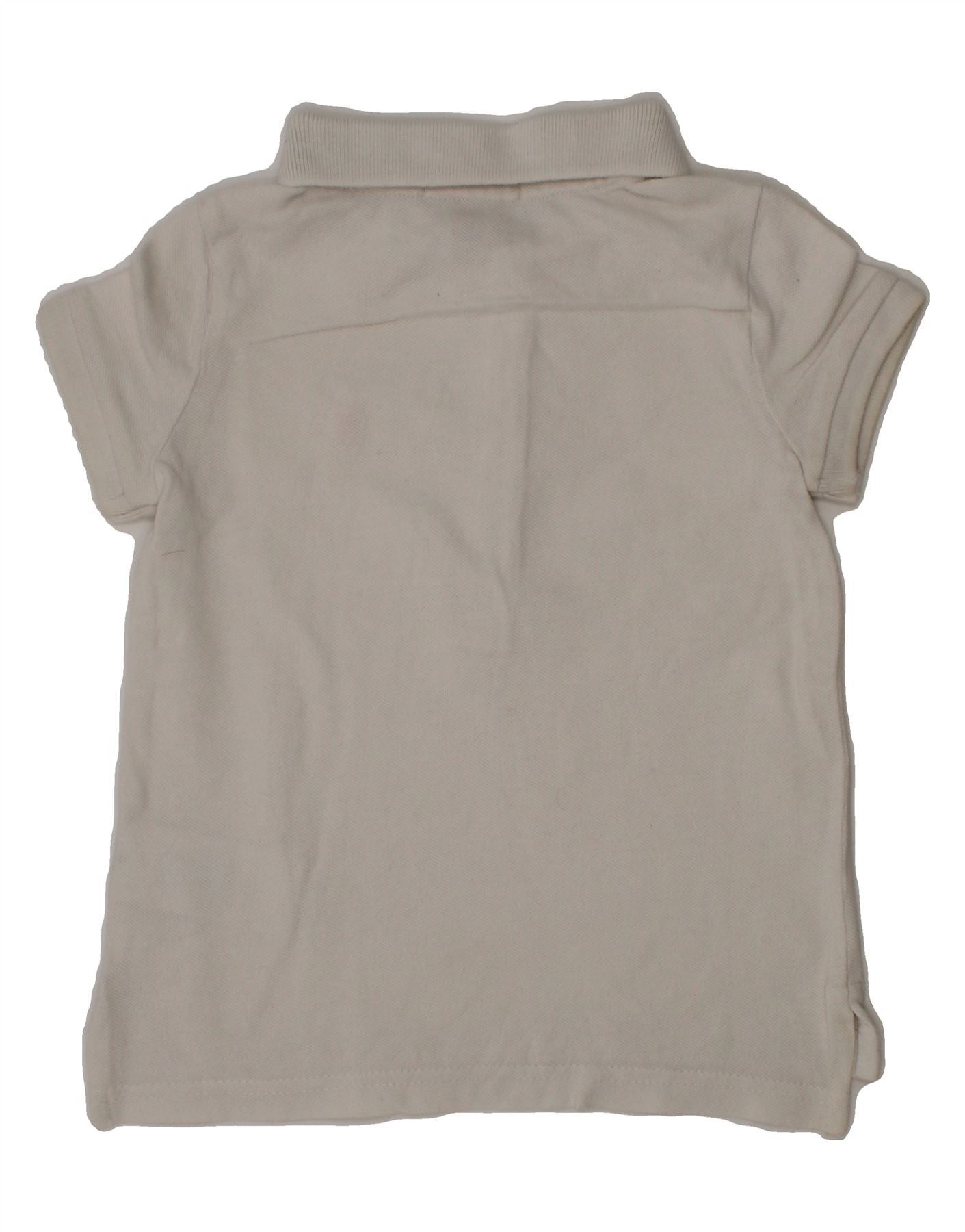 Polo Ralph Lauren Girls Polo Shirt 2-3 Years White Cotton Size XXS / US 00 / IT 34 - 2 Thumbnail
