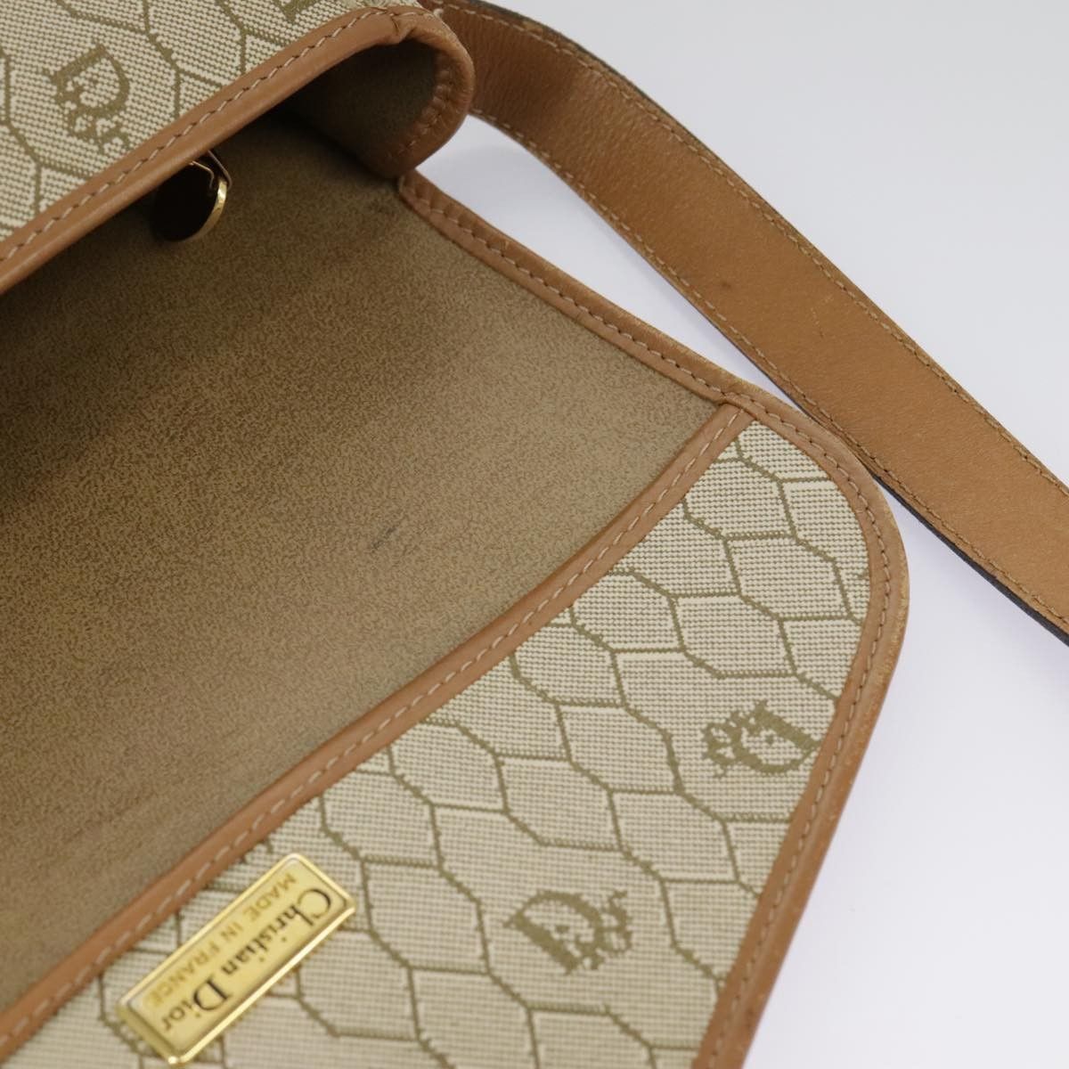 Dior Christian Dior Vintage Honeycomb Shoulder Bag Canvas Size ONE SIZE - 21 Thumbnail