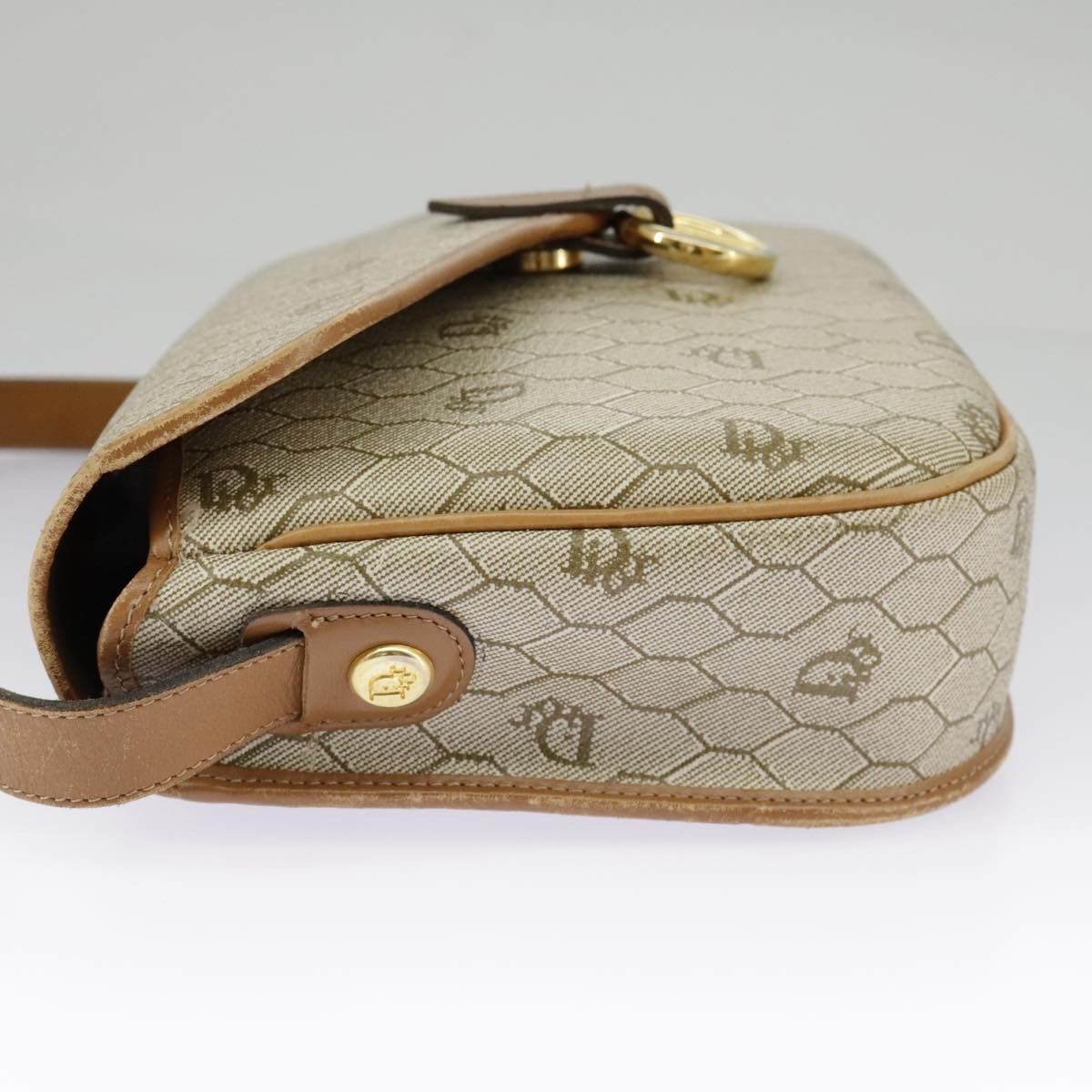 Dior Christian Dior Vintage Honeycomb Shoulder Bag Canvas Size ONE SIZE - 3 Thumbnail