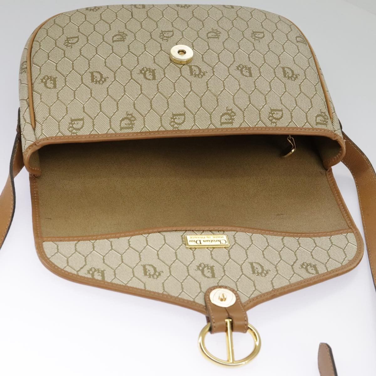 Dior Christian Dior Vintage Honeycomb Shoulder Bag Canvas Size ONE SIZE - 19 Thumbnail