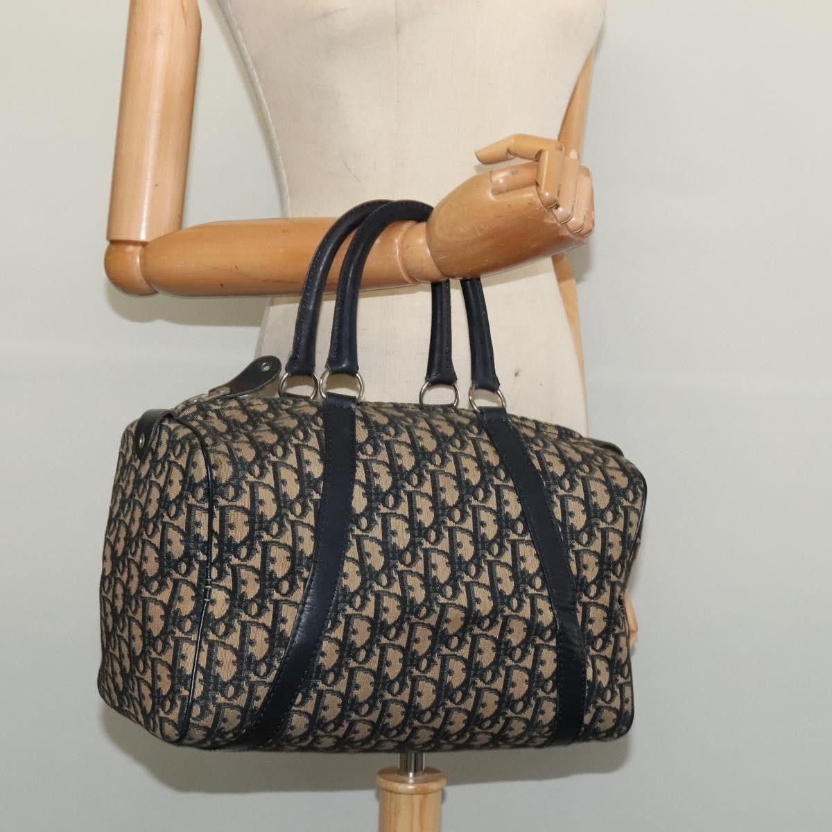 Dior Christian Dior Vintage Trotter Boston Bag Diorissimo Canvas Size ONE SIZE - 12 Thumbnail