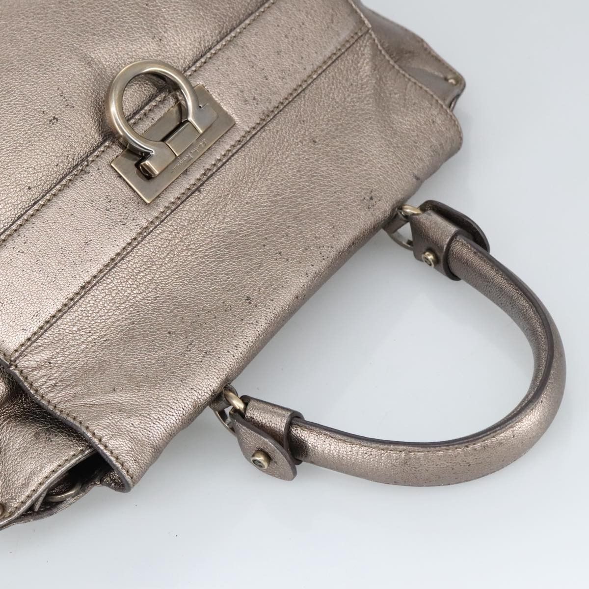 Salvatore Ferragamo Salvatore Ferragamo Sofia Satchel Leather Size ONE SIZE - 17 Thumbnail